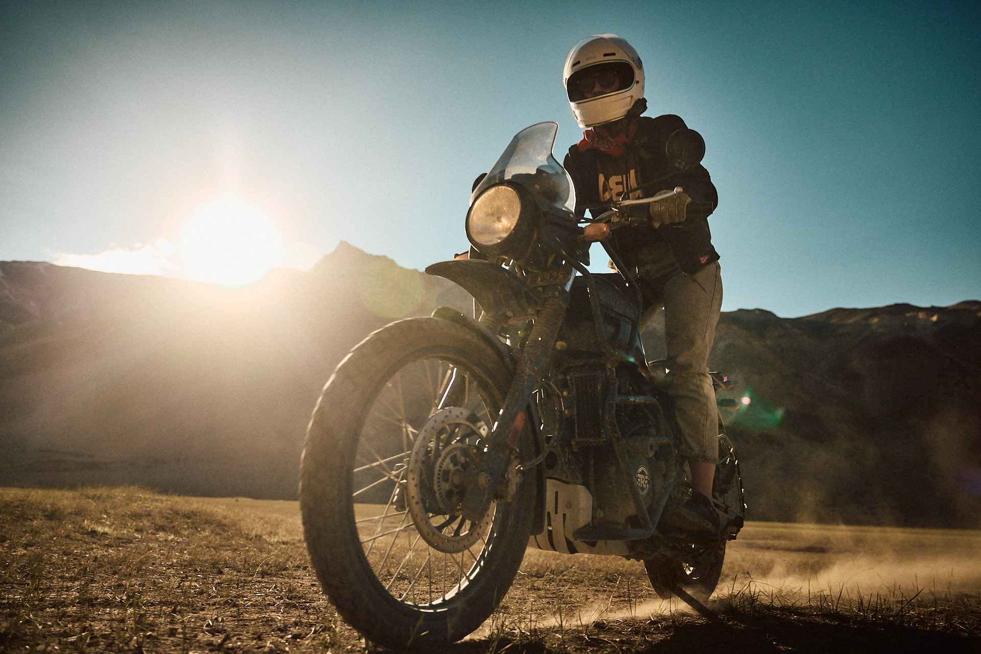 A Fish in Distant Mountains — motorcycle in the Indian Himalayas